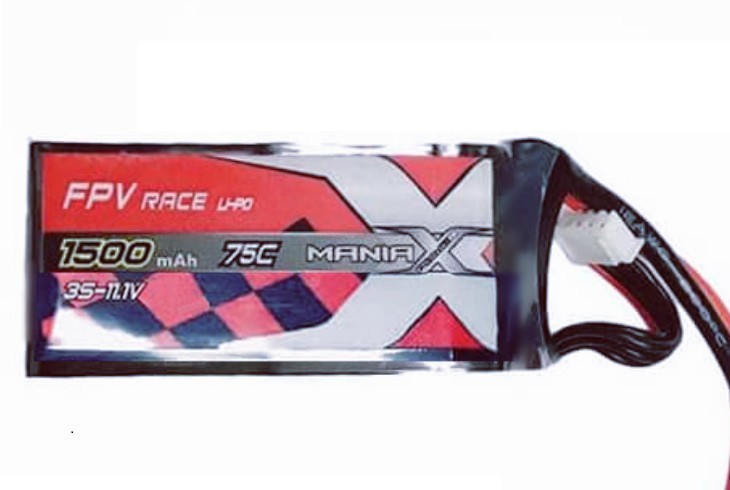 ManiaX 1500mAh 14.8V 75C Racing ManiaX MXP4S-1500-75C