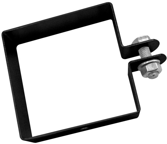 Obejma do słupka 10 x 10 cynkowana RAL 9005