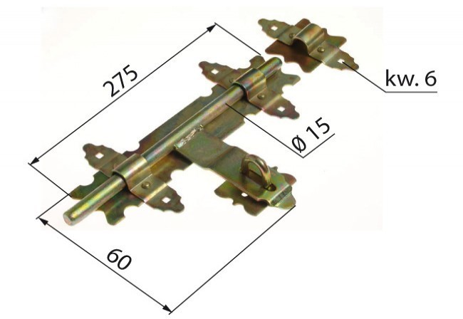 Zasuwa bramowa 350 ocynk