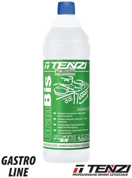 Tenzi TZ-GRANBIS - preparat do mycia zanieczyszczeń tłuszczowych, silne zabrudzenia pochodzenia zwierzęcego i roślinnego - 1 l,5 l,10 l.