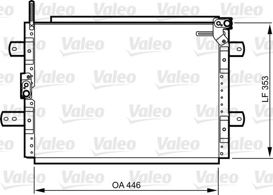 VALEO skraplacz 814244
