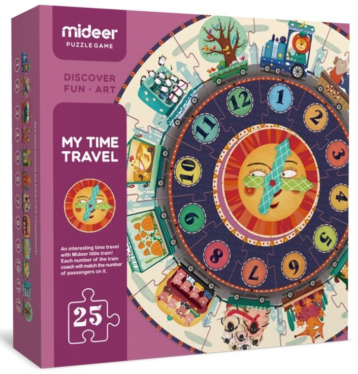 Mideer Mideer moje pierwsze puzzle Podróż w czasie # z wartością produktów powyżej 89zł!