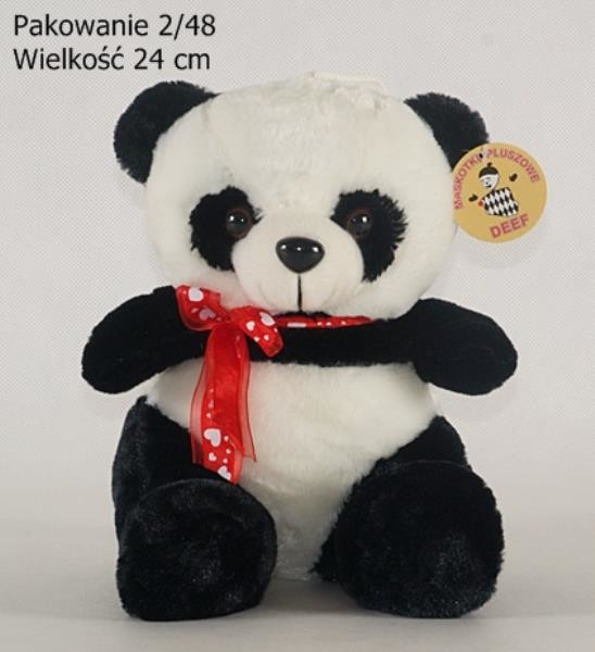 Deef Pluszak Panda 26cm De Srednia z Kokarda 03589