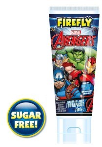 FIREFLY Pasta do zębów z fluorem Avengers 75ml 3 +
