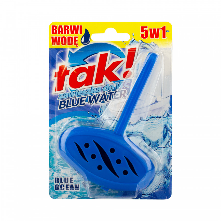Tak! KOSTKA BARWIĄCA DO WC 40G MORSKA 5901332001565