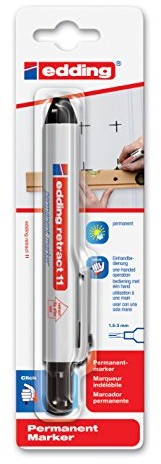 Edding Permanent Marker 11 z czarnym nadrukiem, mechanizm 9000001