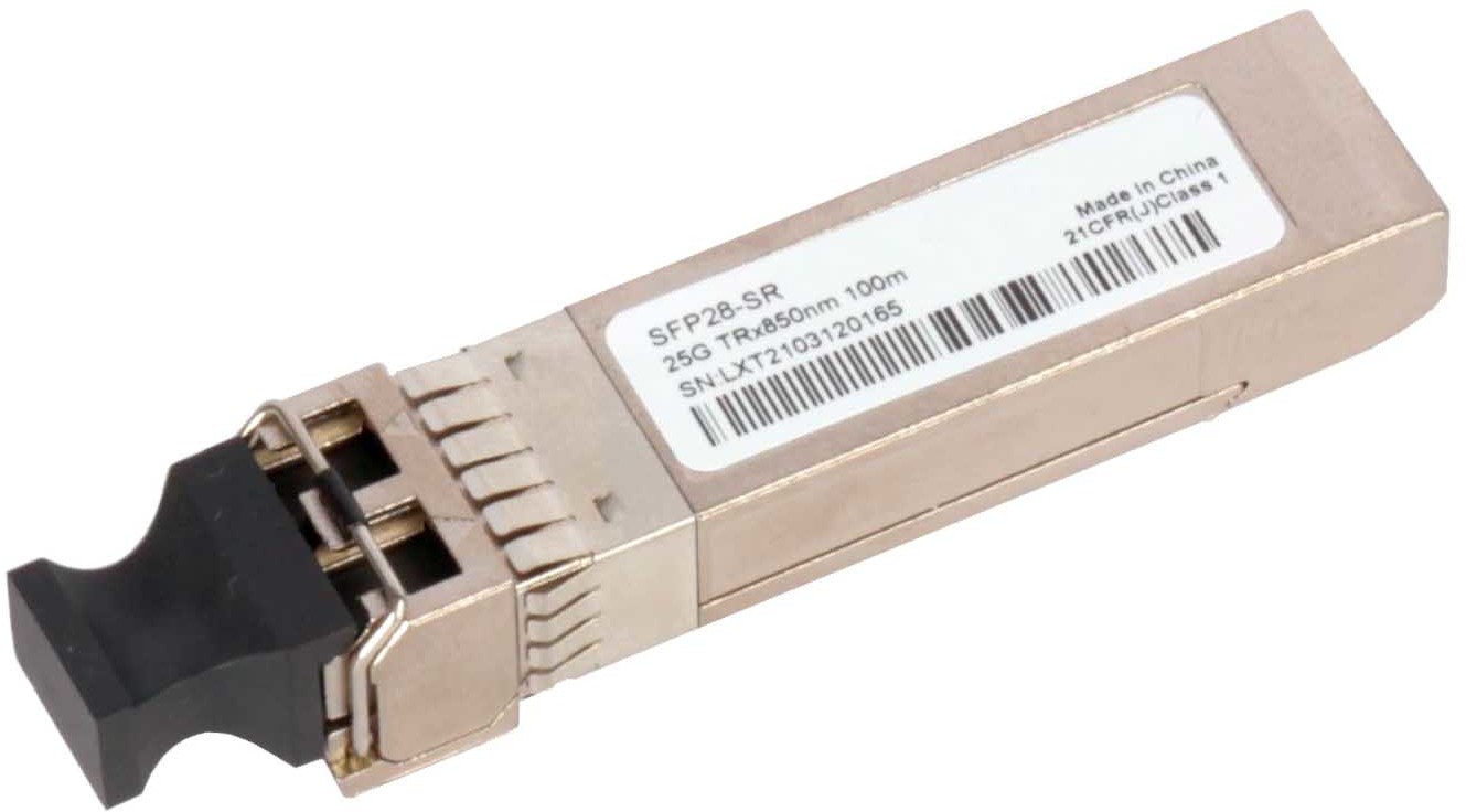 Option Option SFP28 Dual 25Gbps MM LC 100m TX850 DDM SFP28-SR