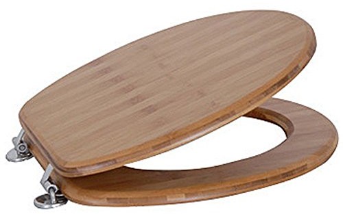 MSV Deska sedesowa  z płyty MDF, bambus, 30 x 20 x 15 cm 140484
