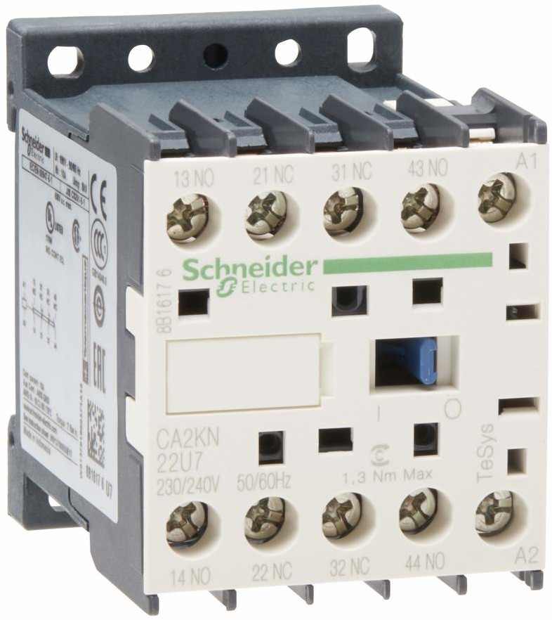 SCHNEIDER Miniaturowy-stycznik-pomocniczy-TeSys-K-2NO-2NC-cewka-240V-AC-zaciski-skrzynkowe CA2KN22U72