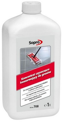 SOPRO FPR 708- koncentrat do czyszczenia i konserwacji gres$31w, 1l