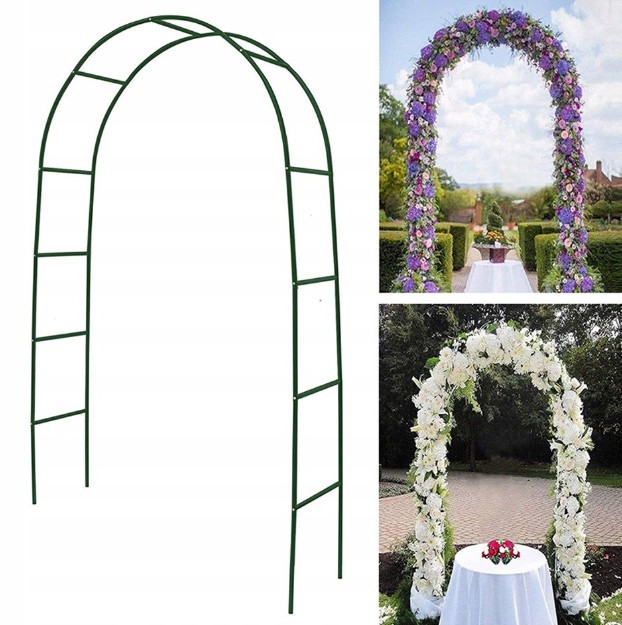Pergola Ogrodowa Łuk Na Róże Kwiaty 240cm Pdpora