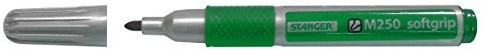 Stanger stanger 712500 Silver Line M250 Soft Grip Bullet 1  3 MM, zielony 712503