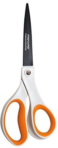 Fiskars 389328 nożyczki z tytanowymi ostrzami, zapobiegającymi przywieraniu, długość: 21 cm 389328