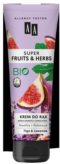 Oceanic FRUITS&HERBS Krem do rąk figa i lawenda 100ml