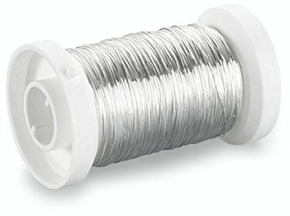 Knorr Prandell Gütermann/KnorrPrandell 6464718 drut na rolce, srebrny, 0,25 mm 6464718