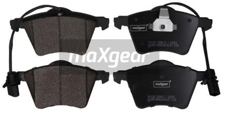 MaxGear Zestaw klocków hamulcowych, hamulce tarczowe 19-1124