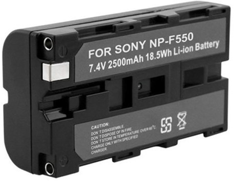 amsahr Grade A-ogniwa baterii (2500 mAh, 7.2 V) do Sony Szary BT-SNNPF550-1CT