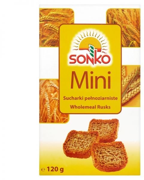 Sonko Mini sucharki pełnoziarniste 120 g