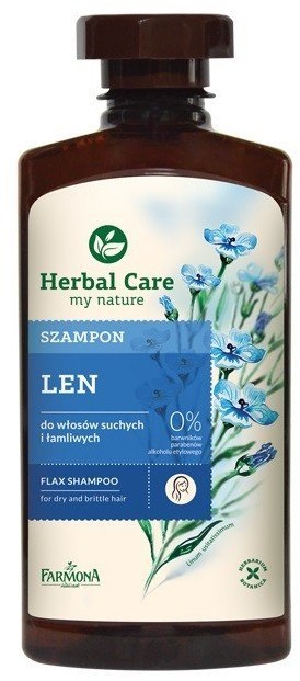 Herbal FARMONA Farmona Care Szampon Lniany - Witalność i Blask 330ml 45733