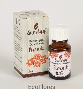 Sunday Olejek zapachowy PIERNIK 12 ml SunDay OZPiernik12ml