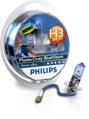 Philips MASTER Duty bluev PrimeVision 24 V reflektor H3 lampy 13336MDBVS2
