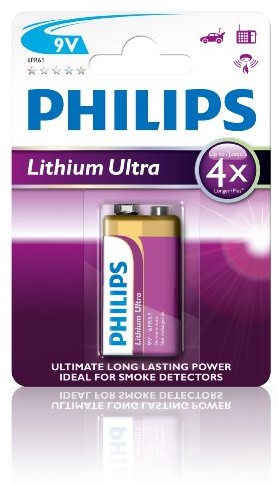 Philips Bateria 6FR61LB1A/10 litowa 9V-