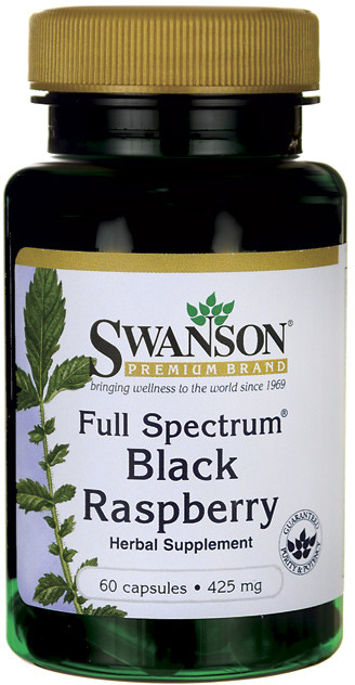SWANSON Full Spectrum Black Raspberry 425mg 60 kaps