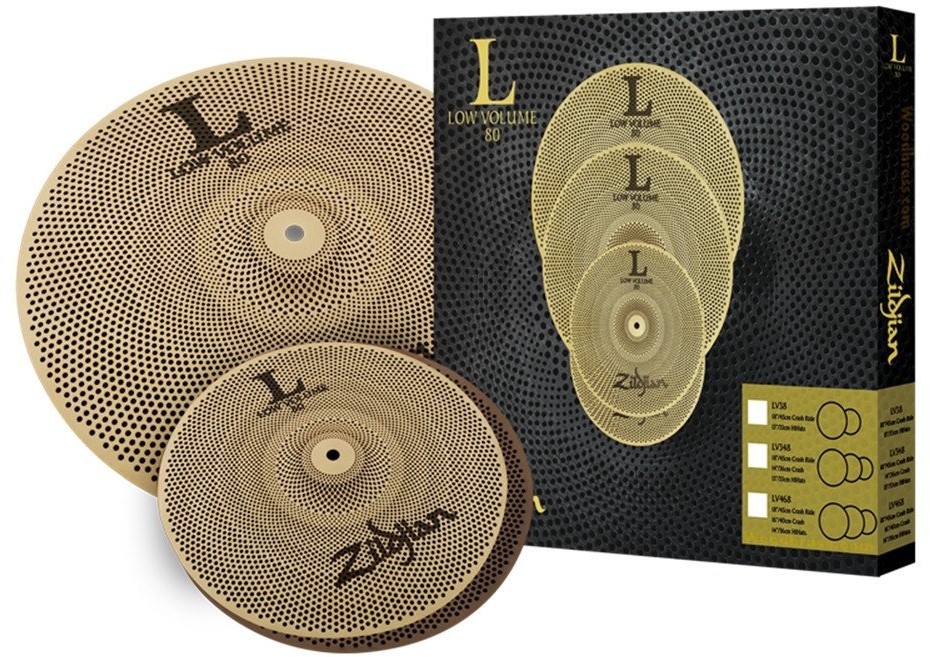 Zildjian zildjian Low Volume 38 Box Set  13" HH, 18" Ride LV38