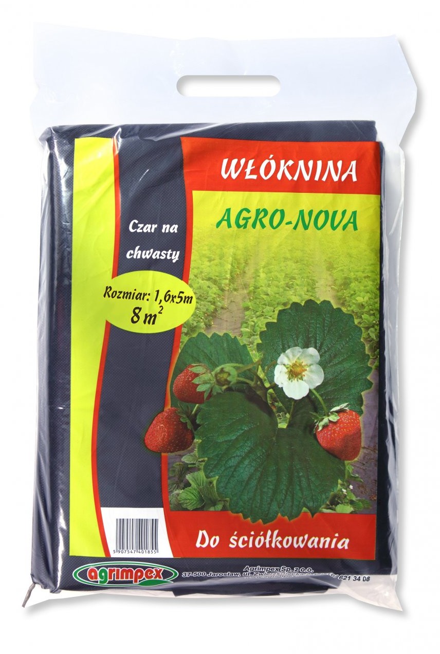 Agrimpex Agrowłóknina ściółkująca Agro Nova czarna 1,6x5 m