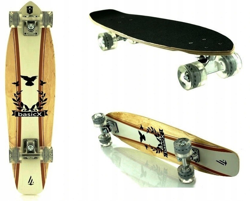 Deskorolka Deska Fiszka Dewno Klon Longboard 827D