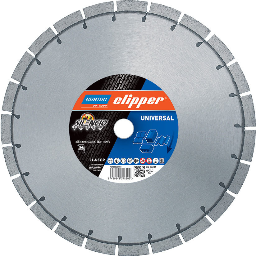 NORTON Clipper Tarcza diamentowa Clipper Extreme Universal Silencio 400 mm (25,4 mm) 70184640270