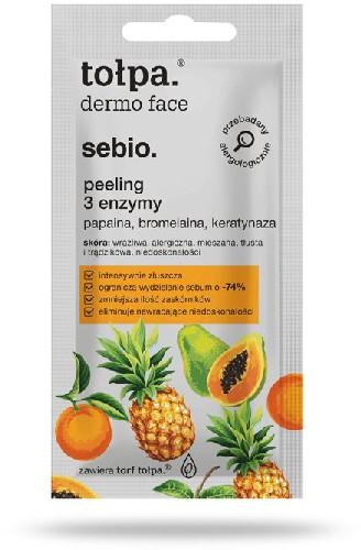 Tołpa Dermo Face Sebio peeling 3 enzymy 8 ml 1137034