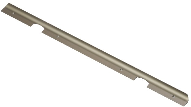 Cezar Listwa kątowa do blatów  aluminiowa 28 mm oliwkowa