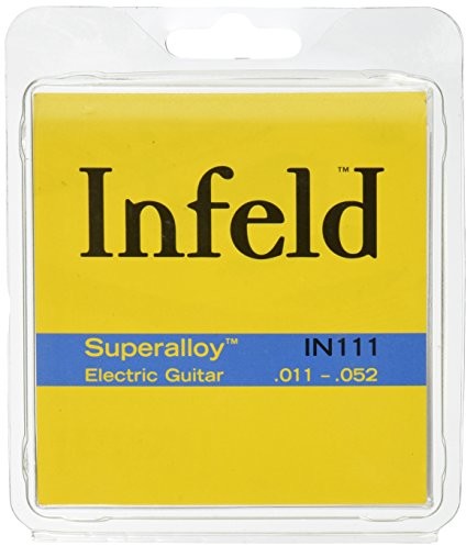 Thomastik Infeld struny do gitary elektrycznej Superalloy zestaw okrągłych nawinięć IN11 średni .011-.052 677072