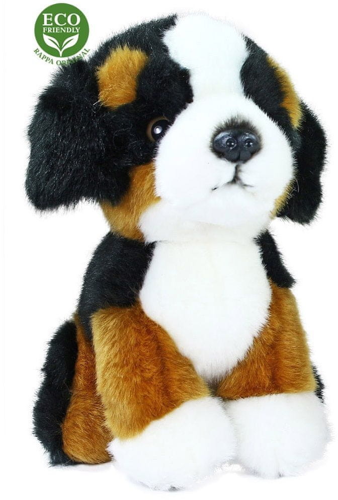 Rappa pluszowy berneński pies pasterski w pozycji siedzącej 18 cm ECO FRIENDLY