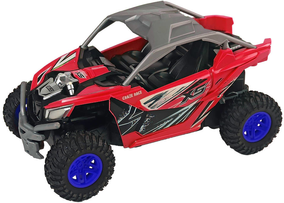 Import LEANToys Terenowe Auto Cross Country Zdalnie Sterowane Pilot 27 MHz Czerwone LT-9387-0