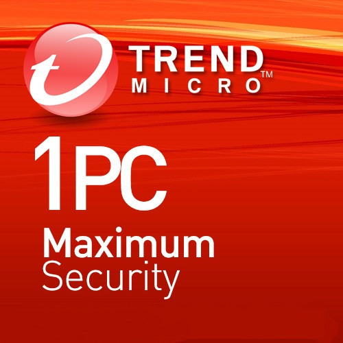Trend Micro Maximum Security 1 PC 3 Lata