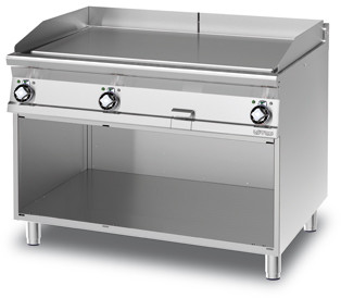 RM Gastro FTLR 912 ETS Płyta grillowa elektryczna 1/3 ryfl + 2/3 gł chromowana | FTLR-912-ETS