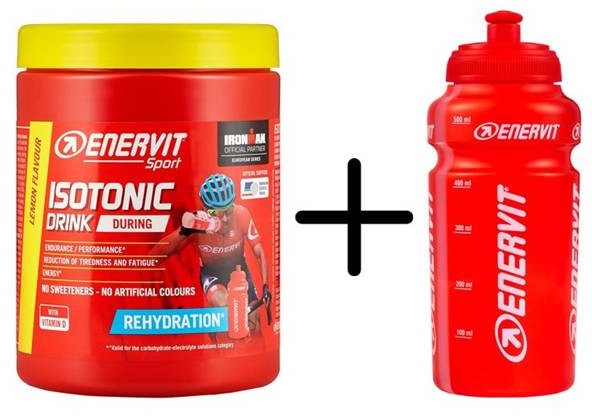 Enervit Napój izotoniczny ISOTONIC DRINK CYTRYNOWY 420 g + bidon gratis