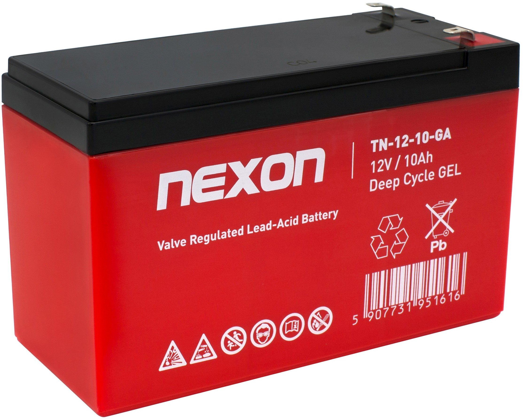Techtru Akumulator żelowy NEXON 10-12 T1 (12V 10Ah)