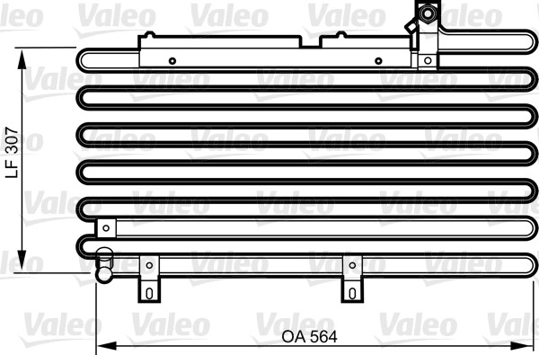 VALEO skraplacz 814295