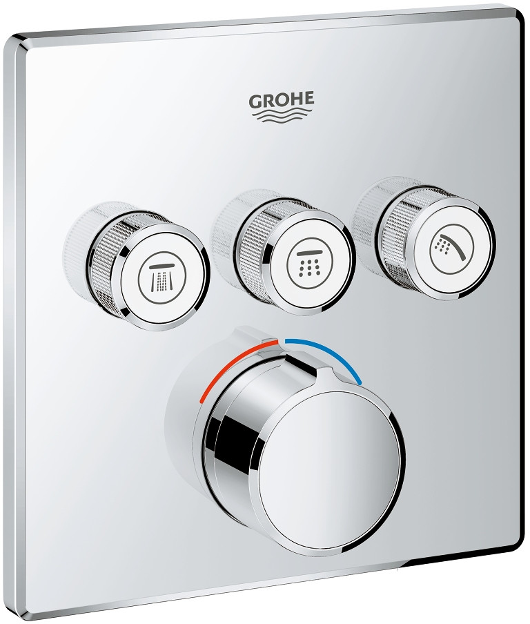 Grohe bateria prysznicowa podtynkowa do obsługi trzech wyjść wody SmartControl 29149000 29149000