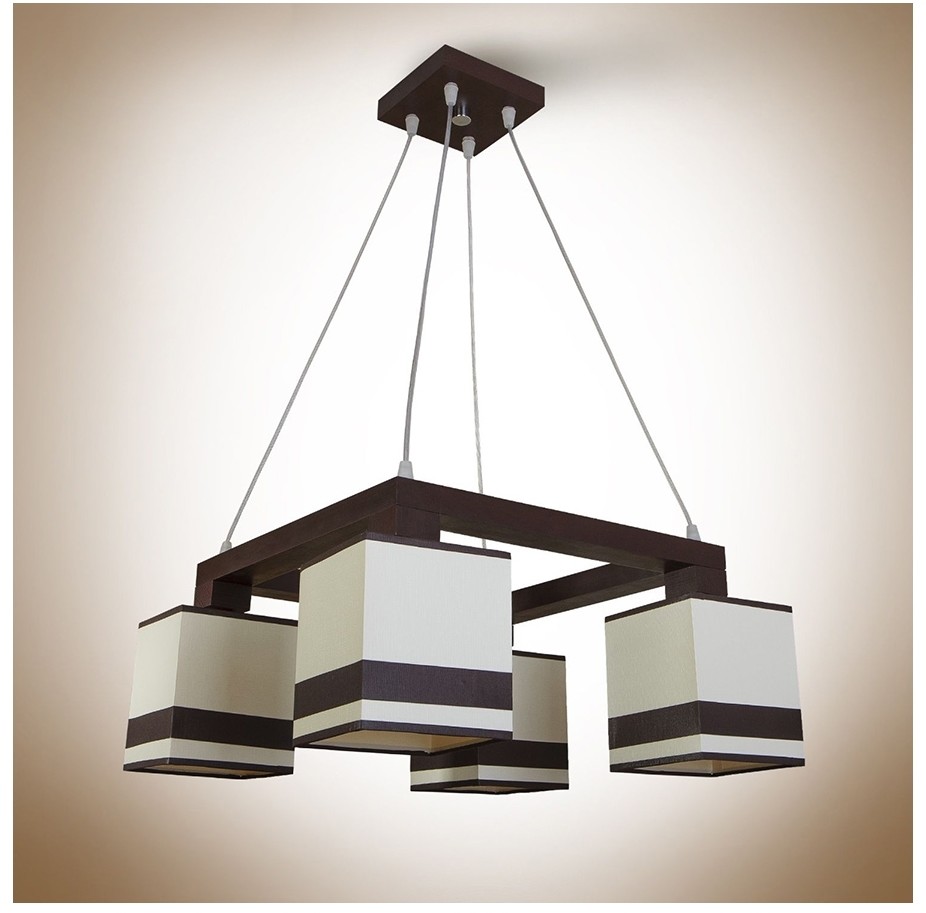Light4home Żyrandol na drutu GRANADA 4xE14/40W/230V