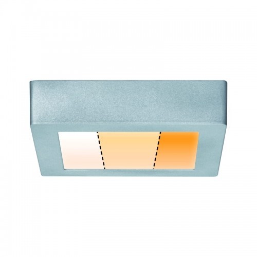 Paulmann WallCeiling Carpo panelLED WarmDim170x170mm 10,2W Chrom-mt 230V metal 79791