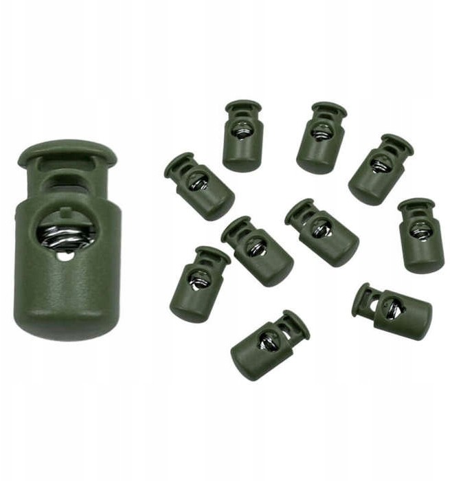Mil-Tec Stopery do Sznurka 10 Sztuk Olive