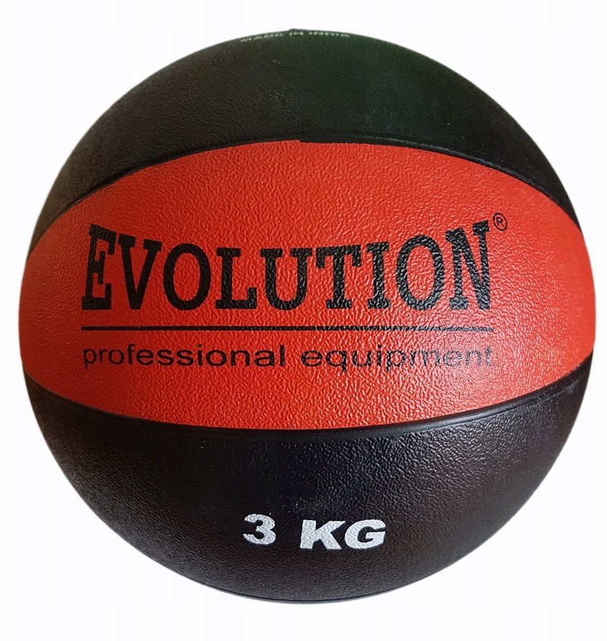 Piłka Lekarska Rehabilitacyjna Gumowa 3 kg