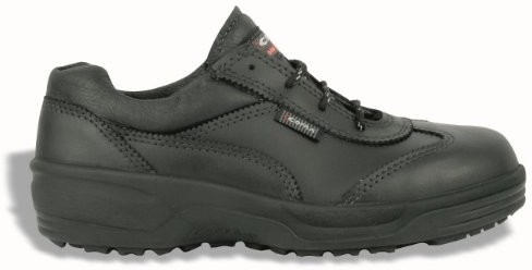 COFRA Damskie buty ochronne S2 SRC Ingrid buty robocze czapka stal prawdziwa skóra czarna, czarny 34920-000.W41