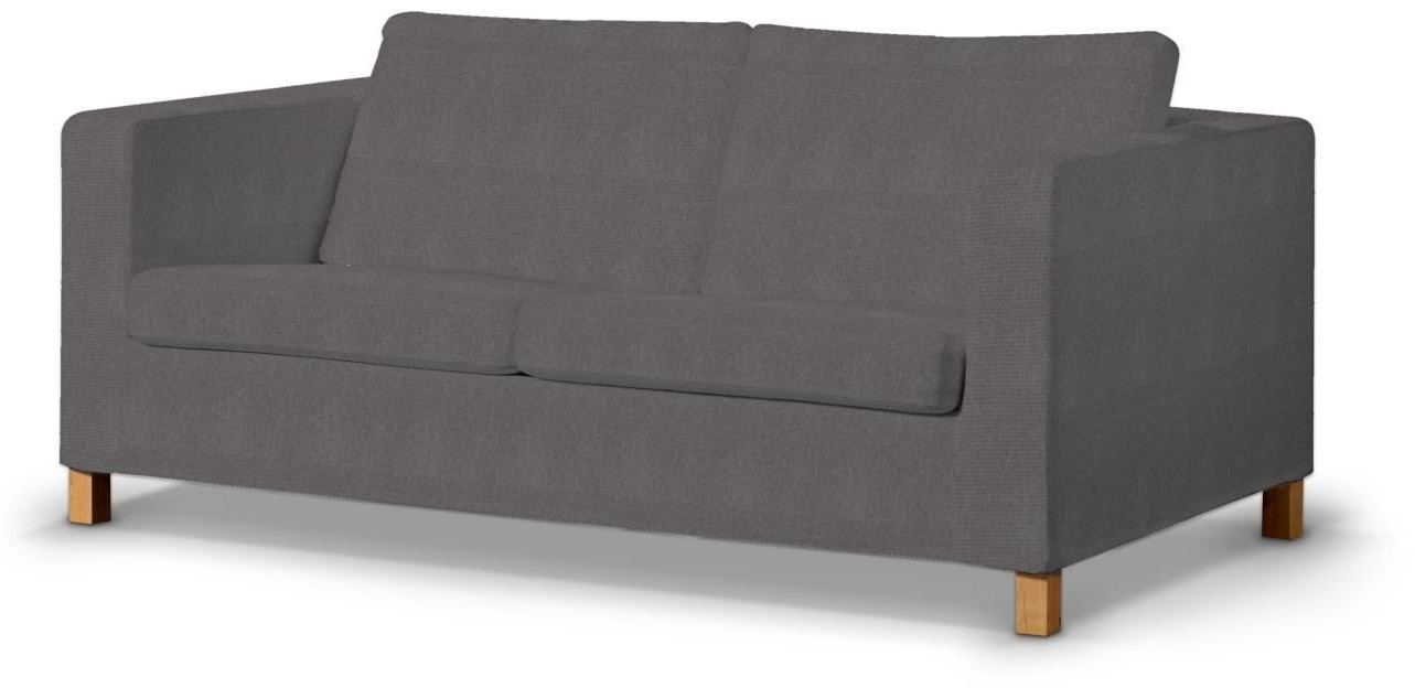 Dekoria Pokrowiec na sofę Karlanda rozkładaną krótki grafitowy Sofa Karlanda rozkładana Etna 662-705-35