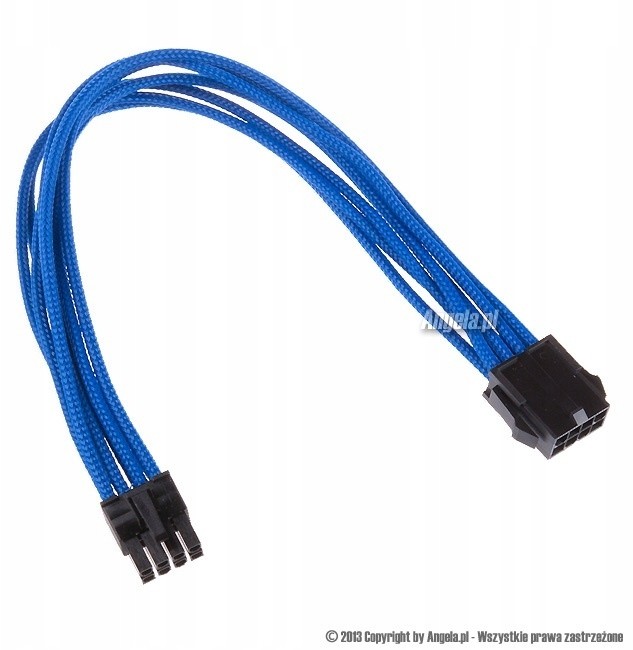 Gelid przedłużacz Pci-e 6+2pin 30cm niebieski
