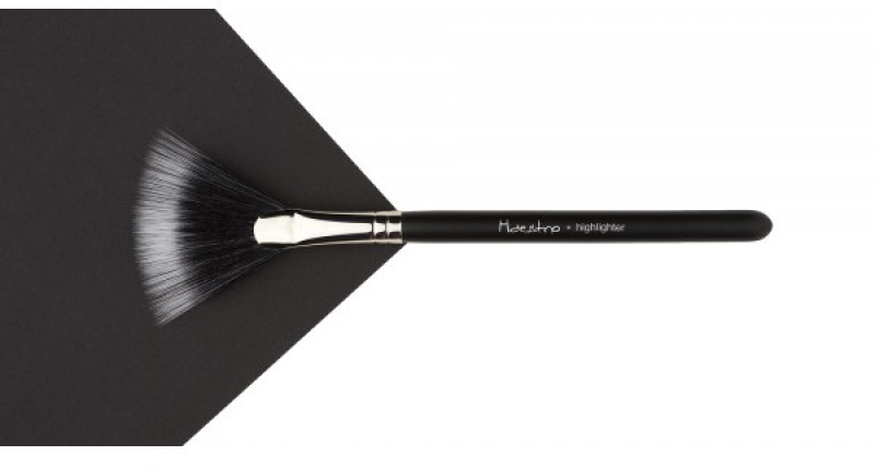 Maestro DUO FIBRE - HIGHLIGHTER - Pędzel do rozświetlacza MAEFPRO
